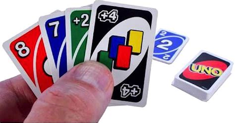 You Can Get A Miniature Uno Card Game That's Small Enough To Fit In ...