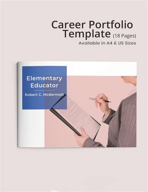 Career Portfolio Template in InDesign, MS Word, Publisher, Pages - Download | Template.net