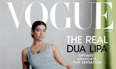 Dua Lipa Covers Vogue / Dishes on New Album - That Grape Juice