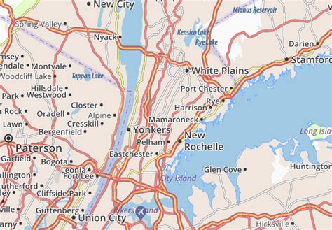 MICHELIN Eastchester map - ViaMichelin