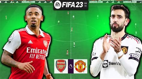 Arsenal Vs Manchester United FULL MATCH | Premier League 2023 | FIFA 23 ...