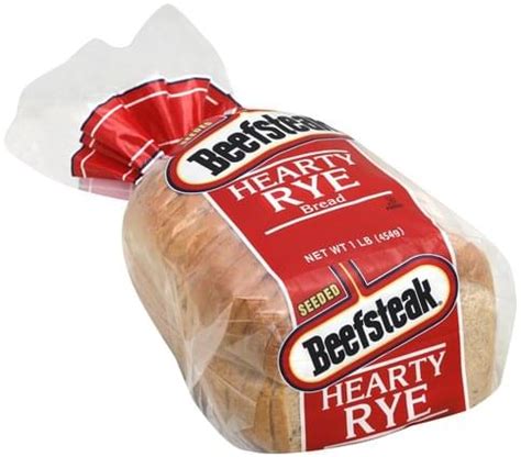 Beefsteak Hearty Rye, Seeded Bread - 1 lb, Nutrition Information | Innit