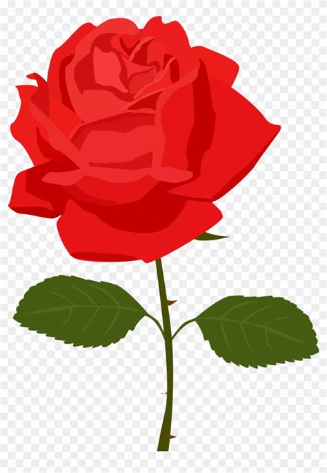 Red Rose Clip Art Free - Rose Clipart Transparent Background - Free Transparent PNG Clipart ...