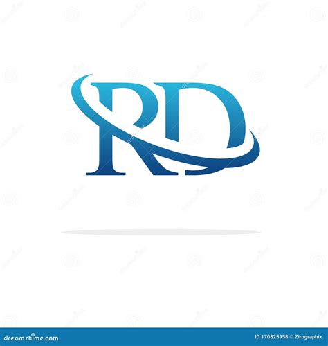 Creative RD Logo Icon Design Vector Illustration | CartoonDealer.com ...