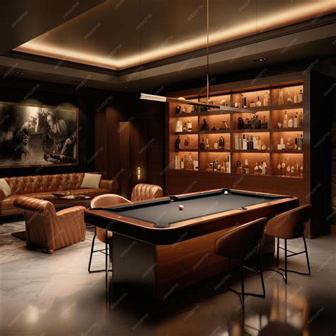 The luxurious cigar lounge | Premium AI-generated image