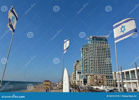 Tel Aviv Promenade in Tel Aviv Israel Editorial Stock Photo - Image of ...