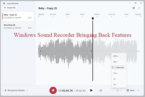 Windows 11 Sound Recorder Bringing Back What Features?