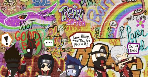 Populer Grafiti: Graffiti Street Art " Naruto Shipuden " Design Ideas