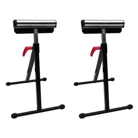 Set of 2 Adjustable Roller Stands | Planers, Workbench, Ladders ...