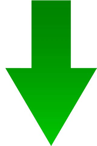 Green Down Arrow - Green Arrow Down Icon - Free Transparent PNG ...