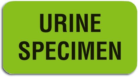 Urine Specimen Label | SmartPractice Veterinary