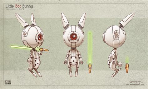 Little Bot Bunny by Deevad on DeviantArt