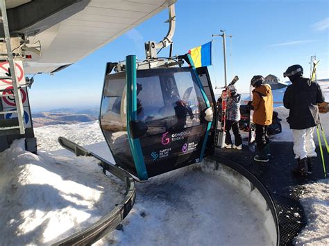 Sinaia Gondola/Cable Car to Furnica in the Bucegi Mountains