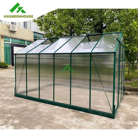 Easy Instal DIY 4mm Pet Plastic Panel Aluminum Frame Prefab Greenhouse ...