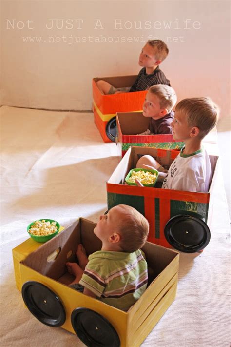 Cardboard Cars for a Homemade Drive-In Theater - Stacy Risenmay