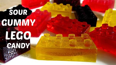 HOW TO MAKE SOUR LEGO GUMMY CANDY | Sour gummies recipe, Gummies recipe, Gummy candy