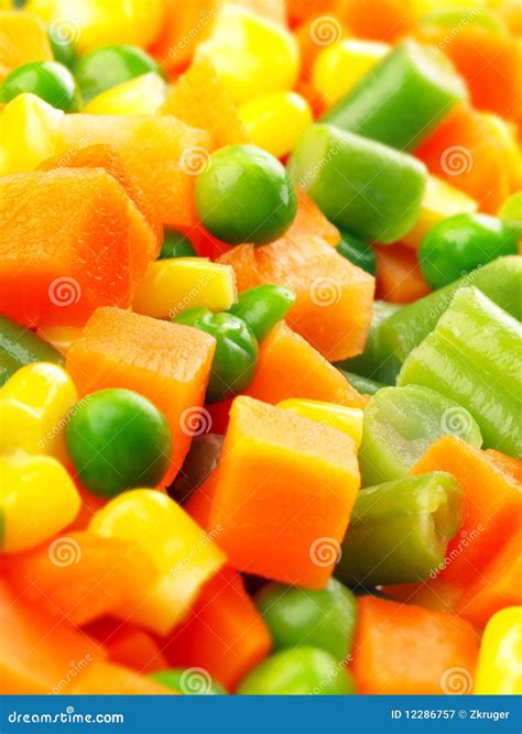 Diced Vegetables Royalty Free Stock Photography - Image: 12286757