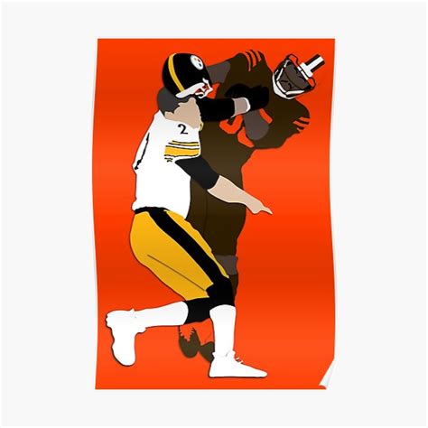 "Myles Garrett Helmet" Poster by broganreynik | Redbubble