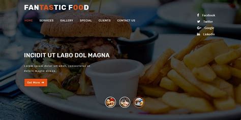 22 Best Free Restaurant HTML Website Templates