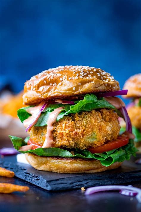 Cheesy Veggie Burgers - Nicky's Kitchen Sanctuary