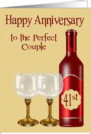 41st Wedding Anniversary Cards from Greeting Card Universe