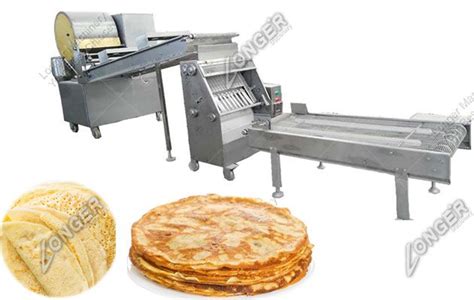 The production of crepe size, thickness, crisp, moisture, softness, hardness, can be controlled ...