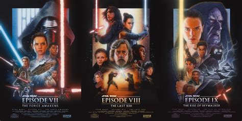 Star Wars Sequel Trilogy Gets Fantastic Hand-Painted Fan Posters