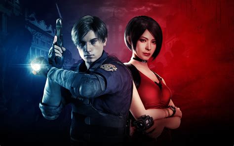 Leon S. Kennedy, Ada Wong, Resident Evil 2, 8K, #7 Wallpaper PC Desktop