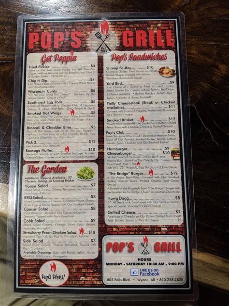 Pop's Grill | 805 S Falls Blvd, Wynne, AR 72396, USA