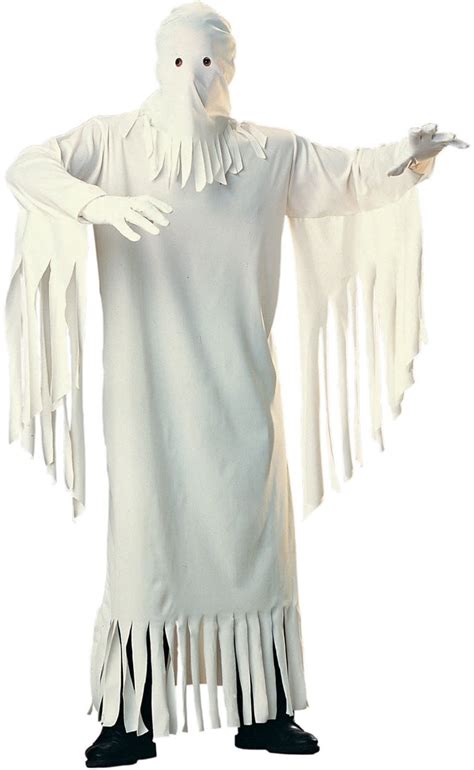 Adult Mens Classic Spooky Scary Creepy Haunting Ghost Costume - Walmart ...