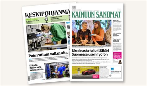 Keskipohjanmaan ja Kainuun Sanomien julkaisijan laajat neuvottelut uhkaavat 29 työpaikkaa ...