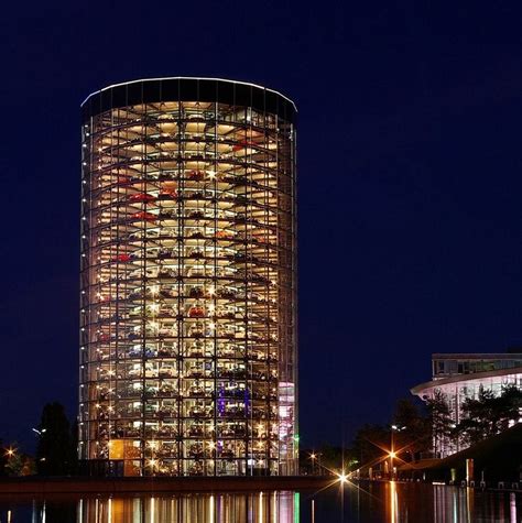 Volkswagen’s Car Towers at Autostadt in Wolfsburg, Germany | Amusing Planet