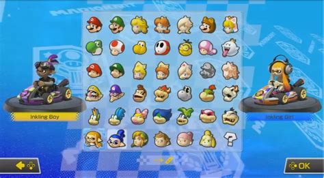 Mario Kart 8 Deluxe Character Roster... by Rotommowtom on DeviantArt