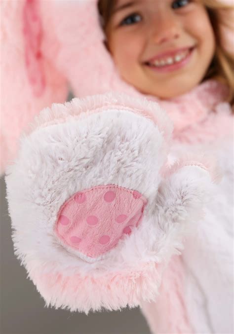 Fluffy Pink Bunny Toddler Costume