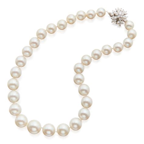 CULTURED PEARL AND DIAMOND NECKLACE, TIFFANY & CO. | Fine Jewels | Jewellery | Sotheby's