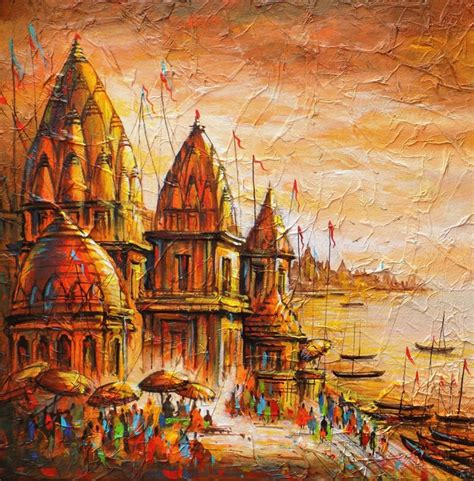 Buy Painting Spiritual Banaras-ii Artwork No 9831 by Indian Artist Ananda Das