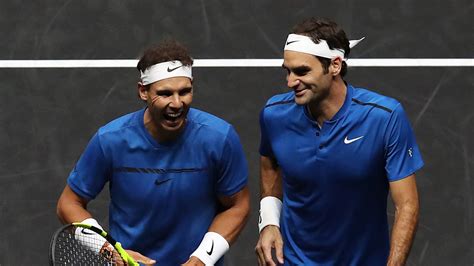 Watch: Federer, Nadal win doubles match