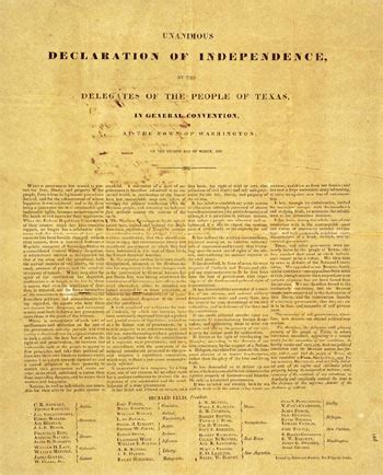 Texas Declaration of Independence