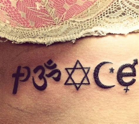 27 Amazing Peace Tattoo Ideas with Meanings - Body Art Guru