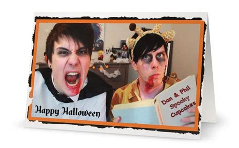 Dan and Phil Halloween CardHappy HalloweenPhan