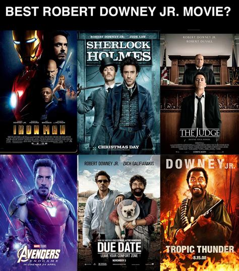 MoviePoster.com on Twitter: "Whats your favourite Robert Downey Jr. movie, is this list missing ...