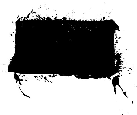 8 Empty Rectangle Stamp Grunge (PNG Transparent) | OnlyGFX.com