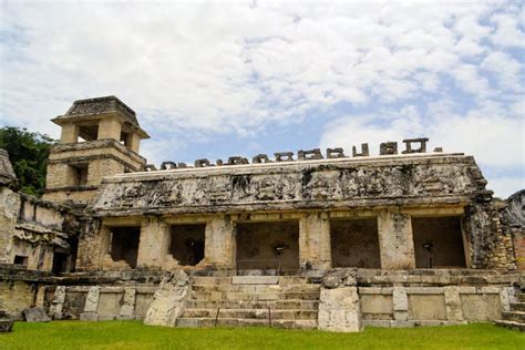 The Palace Of Ancient Mayan City Palenque Stock Photo - Image: 51173464