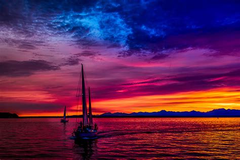 A Rainbow Sunset Photograph by Sigma Sreedharan - Fine Art America