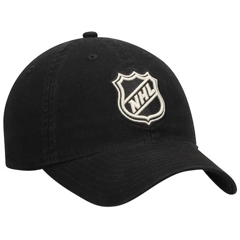 Men's NHL Shield Reebok Black Basic Slouch Adjustable Hat - Shop.NHL.com