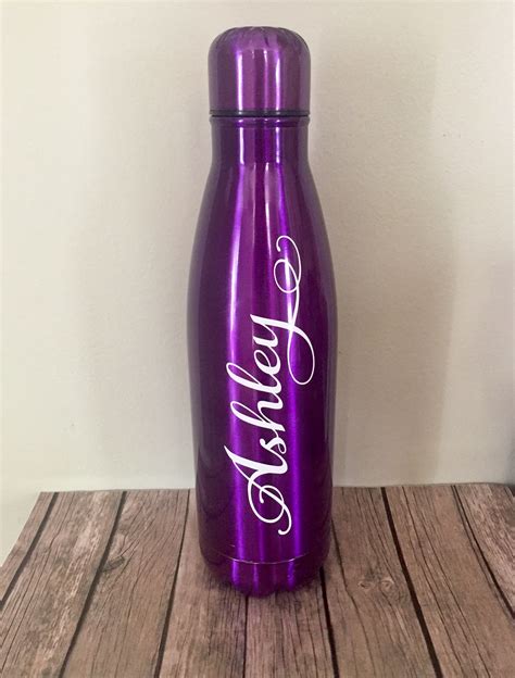 Cricut Personalized Water Bottle Personalized Water Bottles Diy, Diy Water Bottle Labels, Funny ...