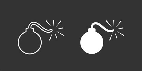 Bomb icon, vector illustration. Flat design style. bomb icon vector ...