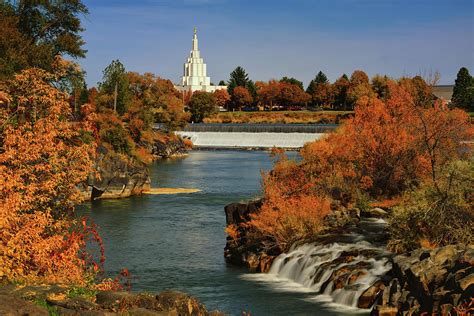 Idaho Falls Autumn Photograph by Greg Norrell - Fine Art America