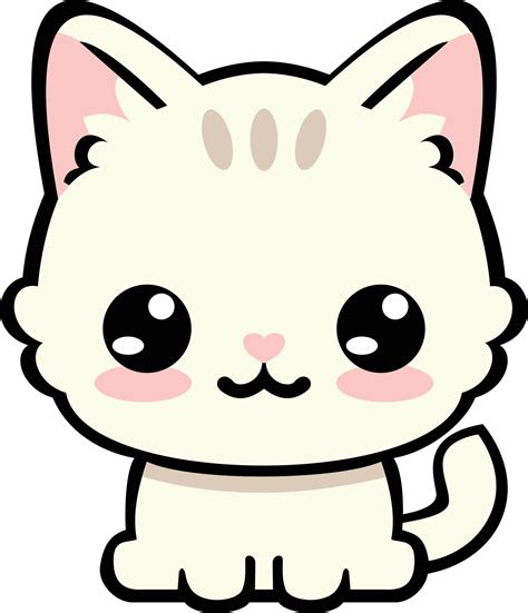 Cute Anime Yellow Kitten 22746368 Vector Art at Vecteezy