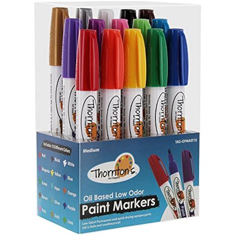 Thornton's Art Supply Pens Vibrant Premium Oil-Based Paint Craft Markers, For 15 | eBay